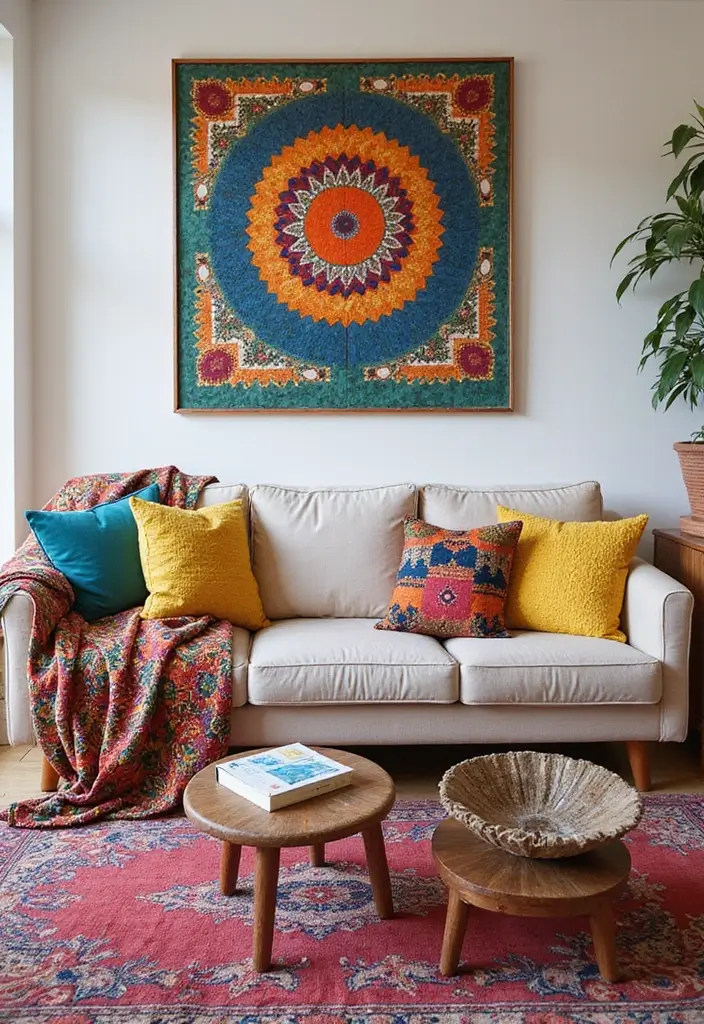 25 Stunning Living Room Decor Ideas on a Budget That'll Leave You Speechless! - 14. Play with Colorful Accents