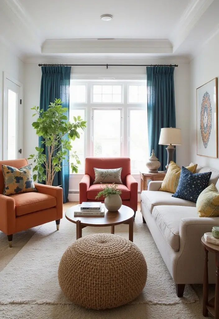 25 Stunning Living Room Decor Ideas on a Budget That'll Leave You Speechless! - 16. Accent Chairs for Style