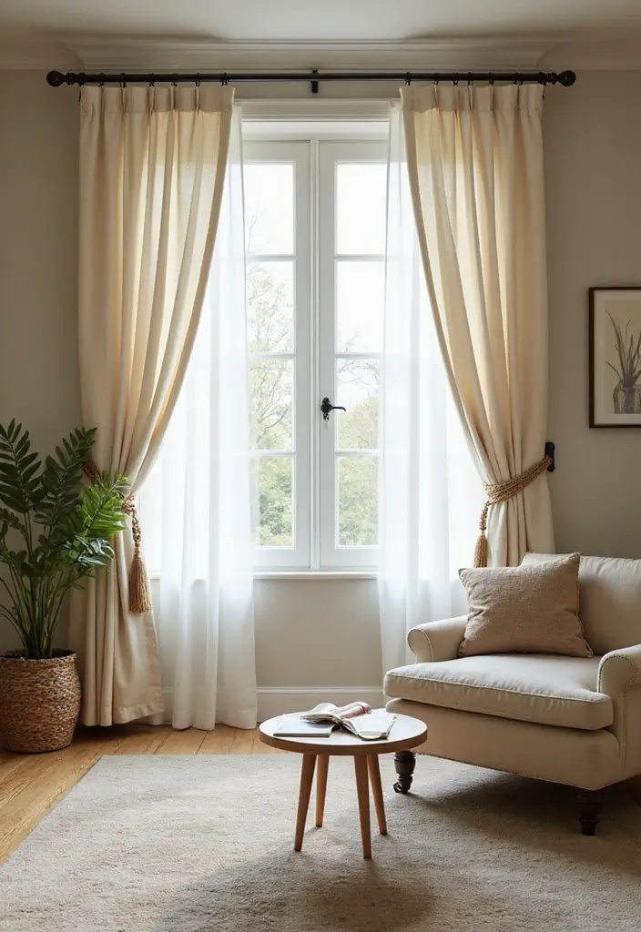 25 Stunning Living Room Decor Ideas on a Budget That'll Leave You Speechless! - 19. Stylish Window Treatments