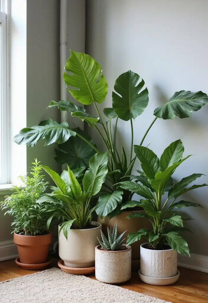 25 Stunning Living Room Decor Ideas on a Budget That'll Leave You Speechless! - 5. Indoor Plants for Fresh Vibes