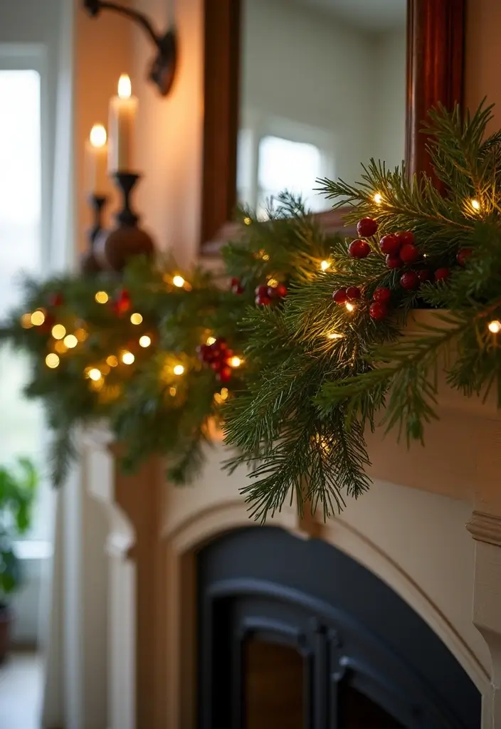 25 Stunning Rustic Christmas Decor Ideas That Will Make Your Home Shine This Holiday Season! - 7. Rustic Garland