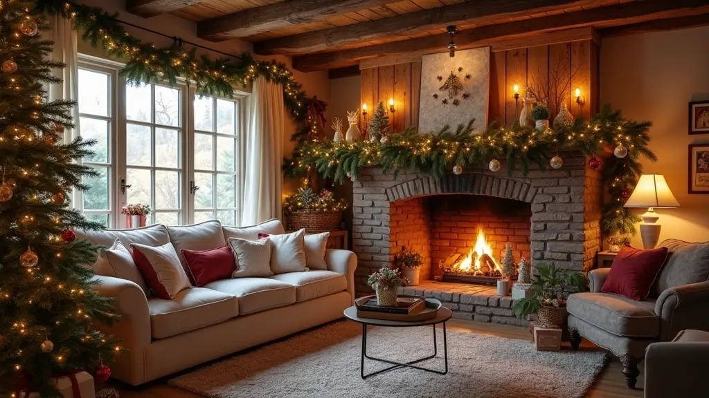 25 Stunning Rustic Christmas Decor Ideas That Will Make Your Home Shine This Holiday Season! - Vibe Nest