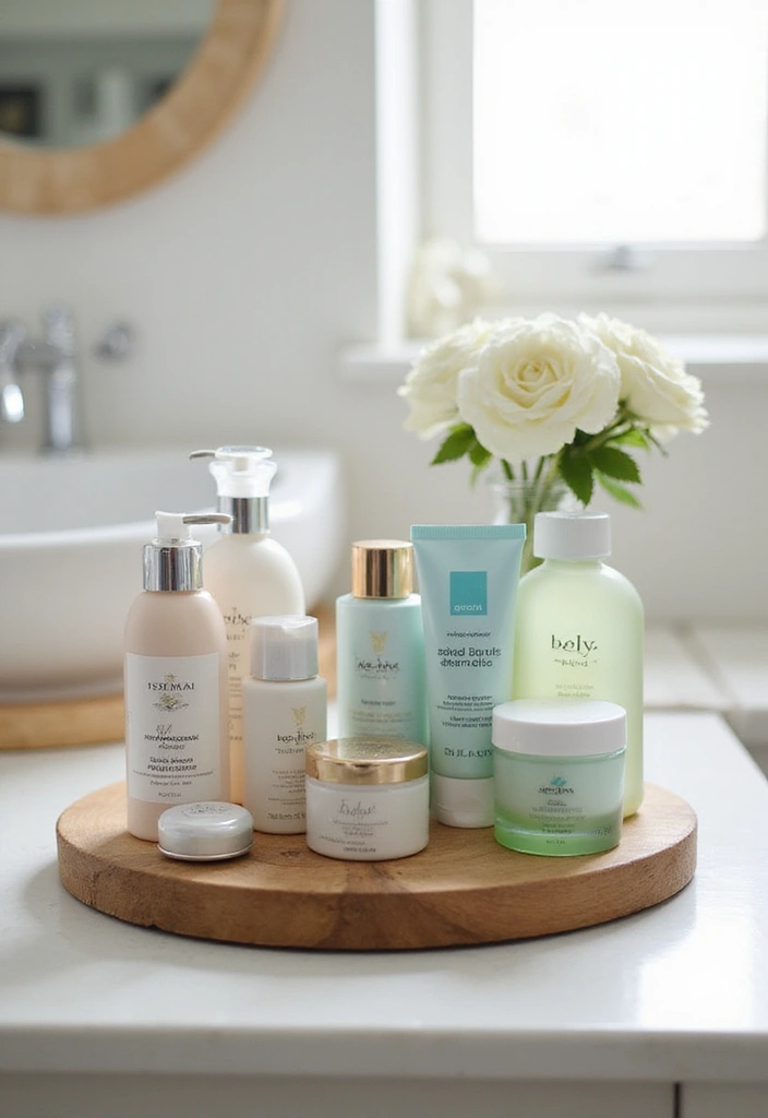 26 Bathroom Storage Ideas for Small Spaces That Will Maximize Your Under-Sink Area! - 7. Lazy Susans