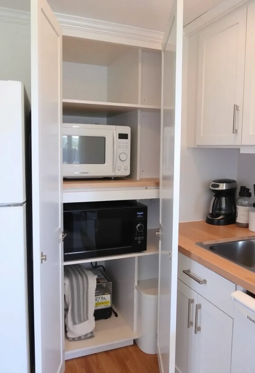 28 Kitchen Ideas for Small Spaces That Will Transform Your Cooking Zone! - 18. Hidden Appliances