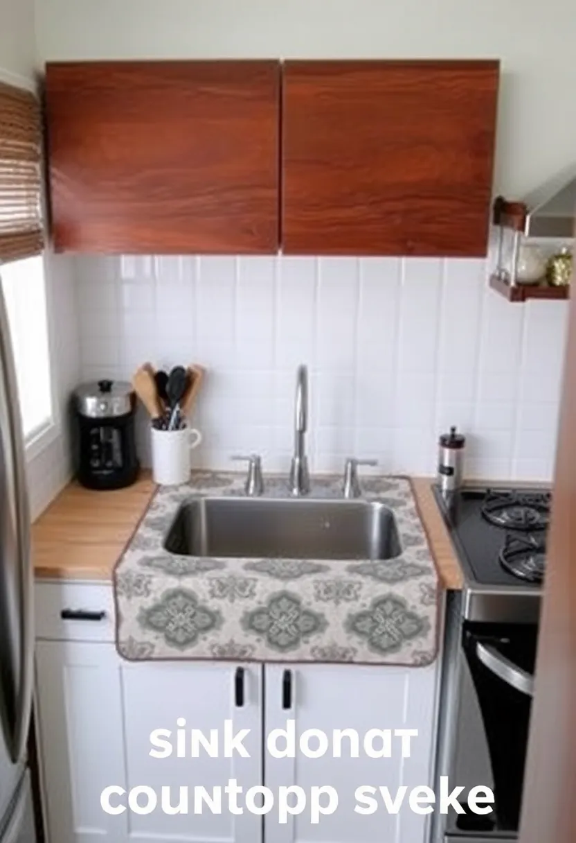 28 Kitchen Ideas for Small Spaces That Will Transform Your Cooking Zone! - 23. Sink Covers