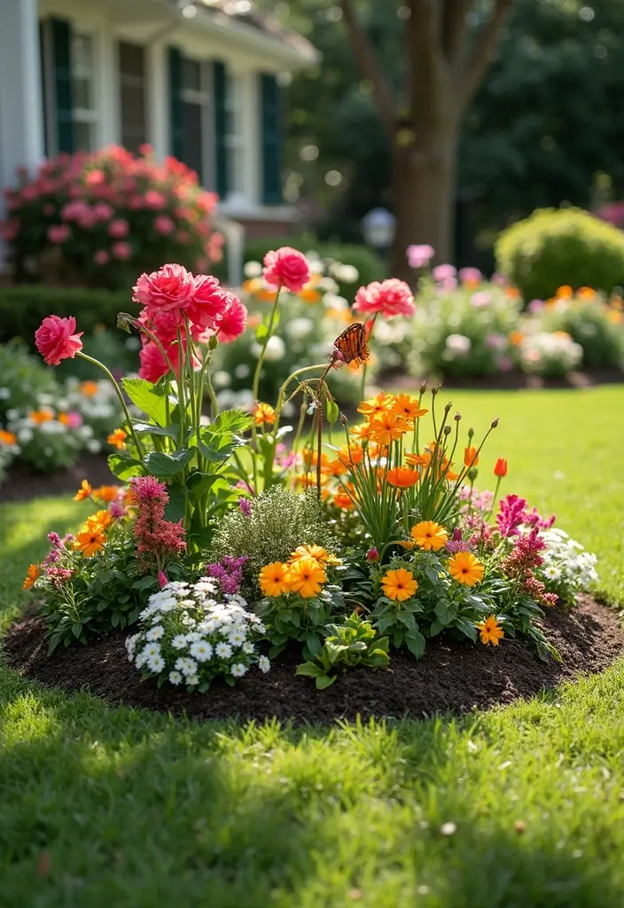 28 Stunning Flower Bed Ideas That Will Transform Your Front Yard! - 11. Themed Flower Beds