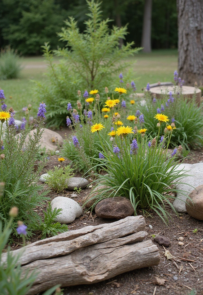 28 Stunning Flower Bed Ideas That Will Transform Your Front Yard! - 18. Rustic Flower Beds