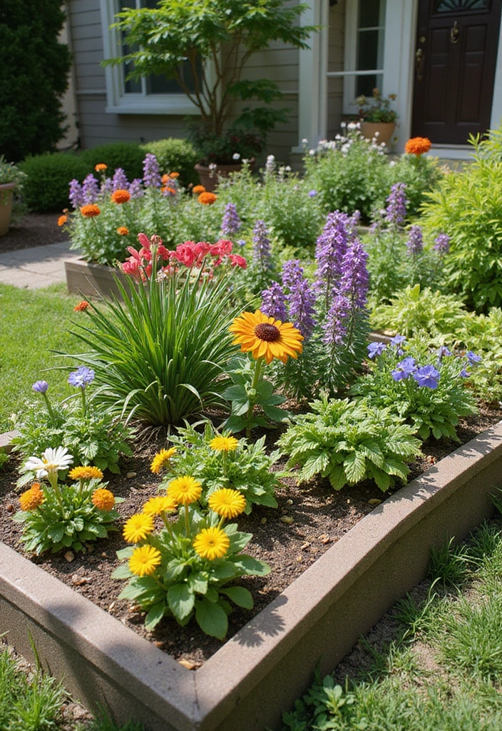 28 Stunning Flower Bed Ideas That Will Transform Your Front Yard! - 3. Raised Bed Gardens