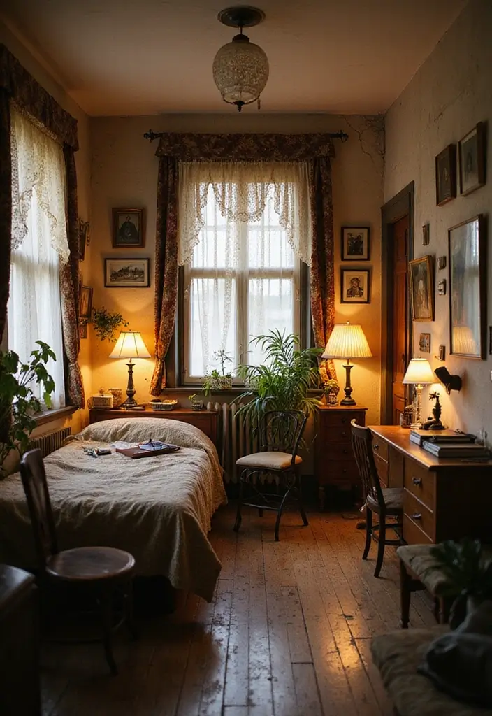 30 Cozy Bedroom Ideas for Small Rooms That Won't Break the Bank! - 12. Vintage Finds