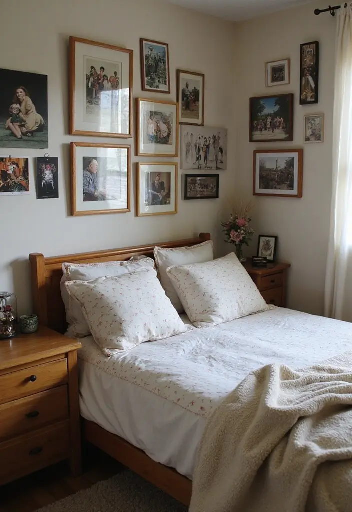 30 Cozy Bedroom Ideas for Small Rooms That Won't Break the Bank! - 9. Personal Touches