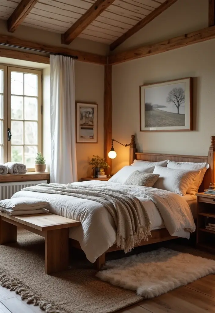 30 Guest Bedroom Ideas That'll Make Your Friends Never Want to Leave! - 14. Warm Textiles