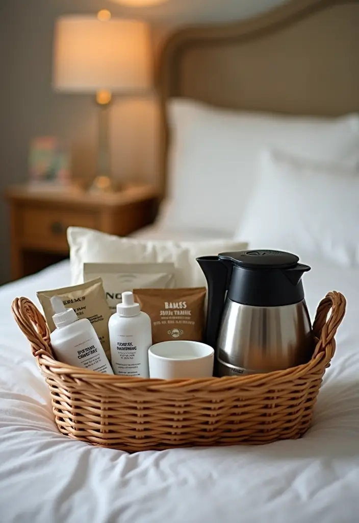 30 Guest Bedroom Ideas That'll Make Your Friends Never Want to Leave! - 5. Thoughtful Amenities