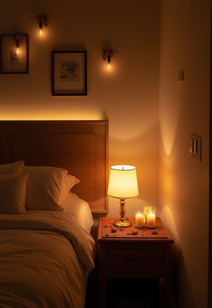 30 Modern Bedroom Ideas for Couples That Combine Style and Comfort (Don't Miss #12!) - 7. Romantic Lighting