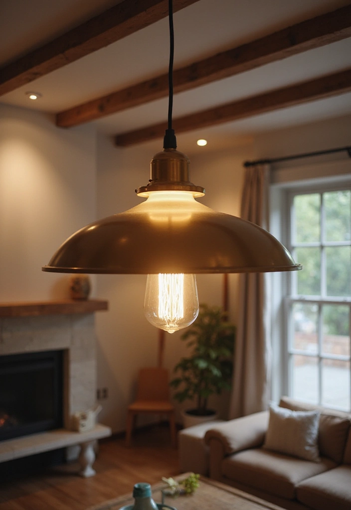 30 Must-Have Small Modern Farmhouse Living Room Furniture Pieces You Can't Live Without! - 24. Statement Lighting