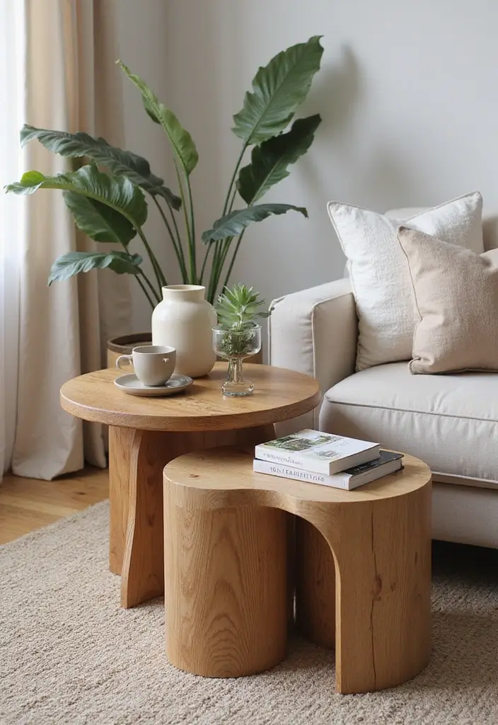 30 Must-Have Small Modern Farmhouse Living Room Furniture Pieces You Can't Live Without! - 6. Stylish Side Tables