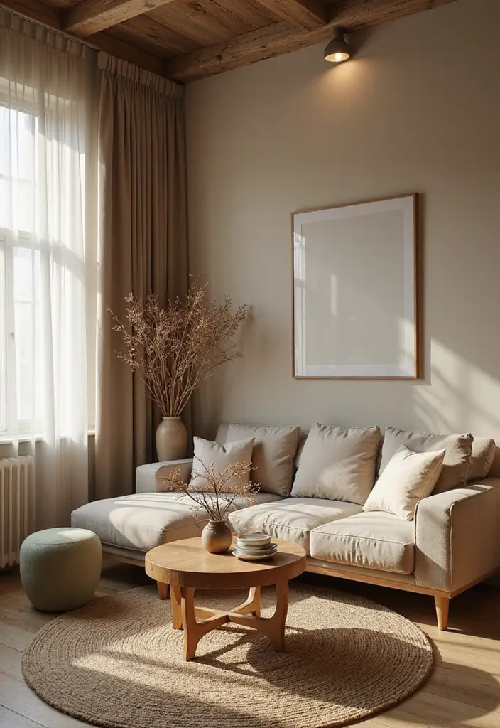 30 Small Apartment Living Room Layouts That Will Transform Your Space! - 30. The Serene Spa-Like Space