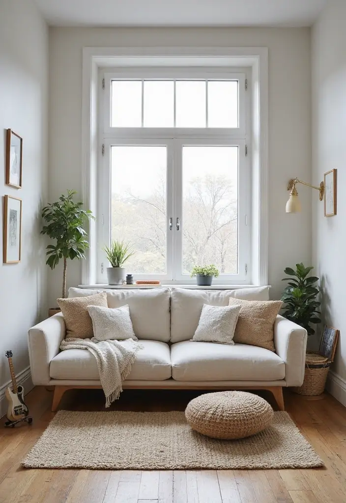 30 Small Apartment Living Room Layouts That Will Transform Your Space! - 7. The Scandinavian Vibe