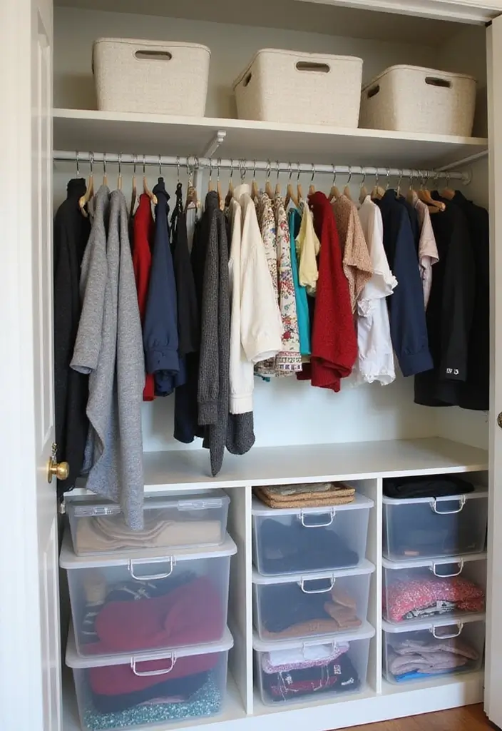 30 Small Bedroom Organization Hacks That Will Transform Your Space Overnight! - 27. Seasonal Wardrobe Rotation