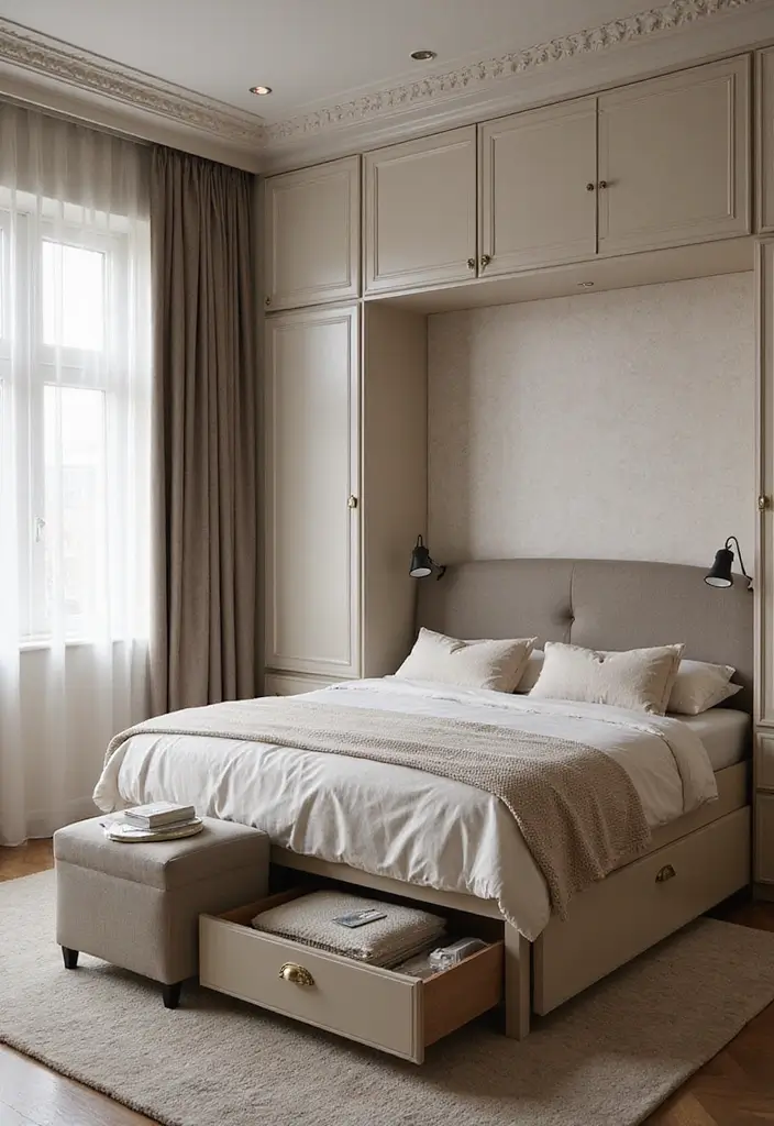 30 Small Bedroom Organization Hacks That Will Transform Your Space Overnight! - 3. Multi-Functional Furniture