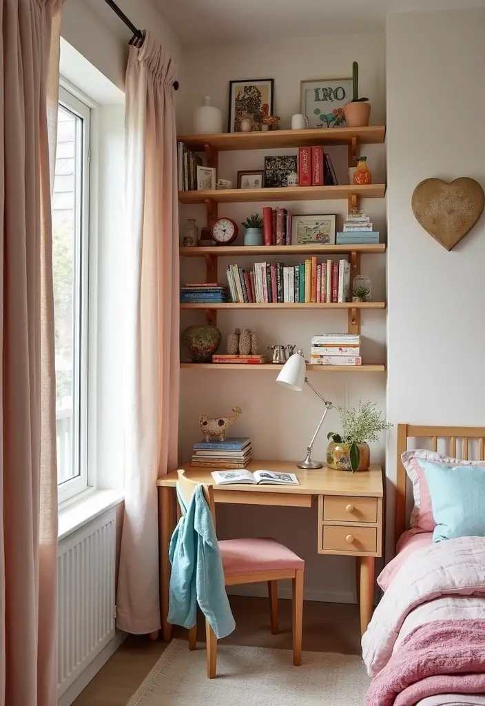 30 Small Bedroom Organization Hacks That Will Transform Your Space Overnight! - 5. Vertical Storage Solutions