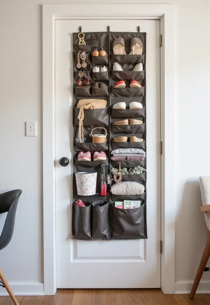 30 Small Bedroom Organization Hacks That Will Transform Your Space Overnight! - 7. Over-the-Door Organizers