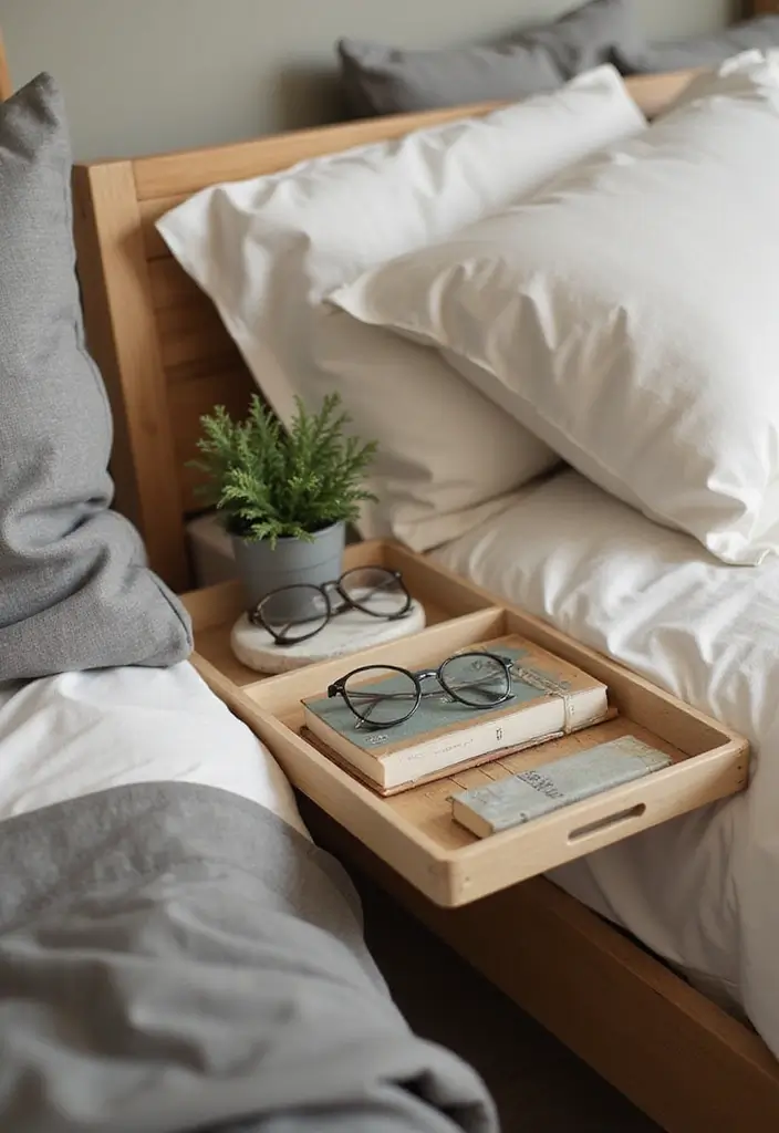 30 Small Bedroom Organization Hacks That Will Transform Your Space Overnight! - 8. Bedside Caddies