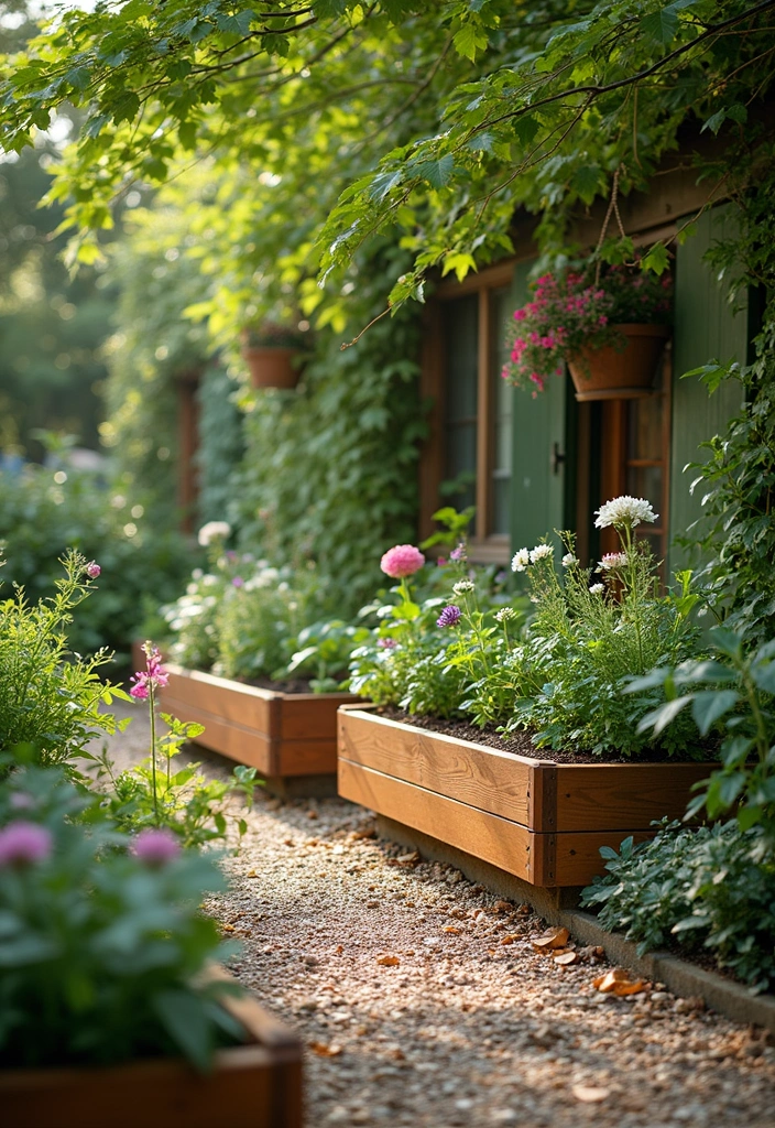 30 Stunning Backyard Vegetable Garden Designs That Even Beginners Can Nail! - 19. Raised Bed with Built-in Seating