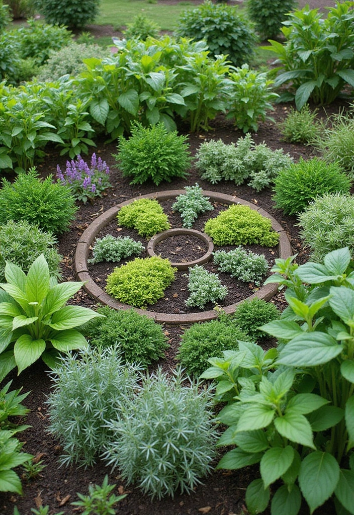 30 Stunning Backyard Vegetable Garden Designs That Even Beginners Can Nail! - 20. Easy Herb Wheel