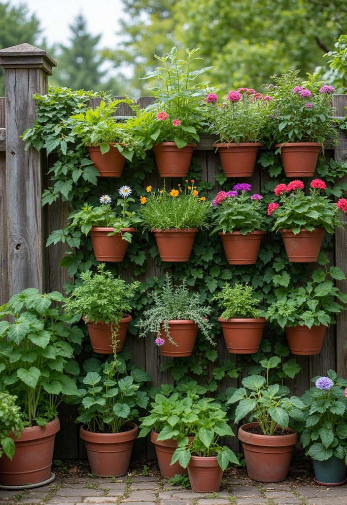 30 Stunning Backyard Vegetable Garden Designs That Even Beginners Can Nail! - 23. Decorated Fence Garden