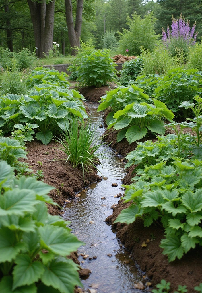 30 Stunning Backyard Vegetable Garden Designs That Even Beginners Can Nail! - 27. Rain Garden Design