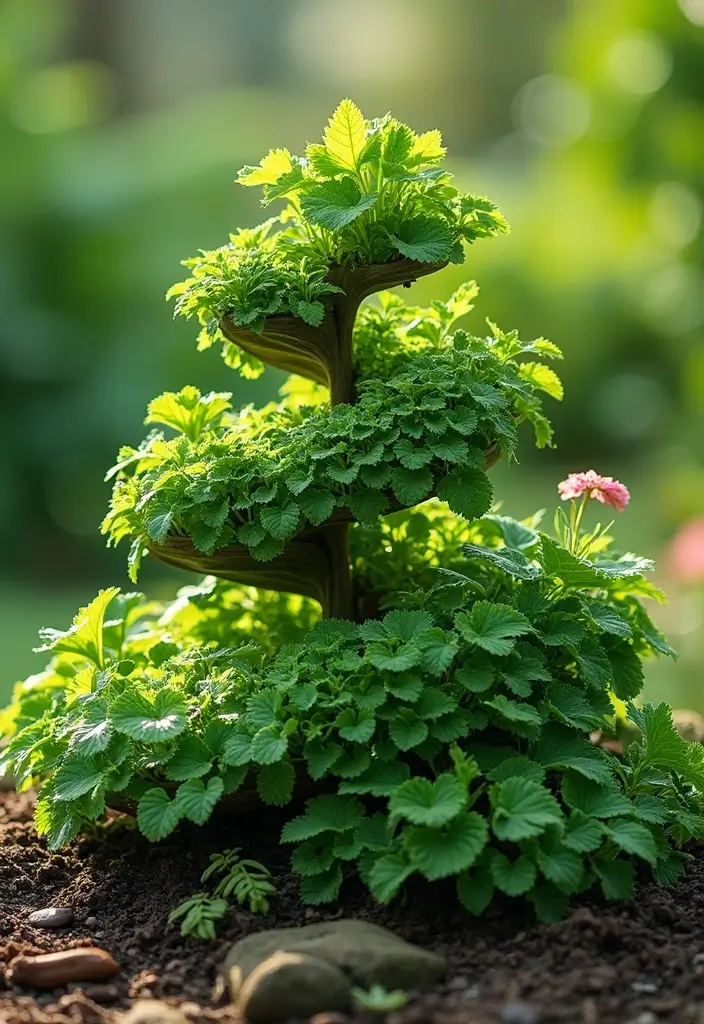 30 Stunning Backyard Vegetable Garden Designs That Even Beginners Can Nail! - 28. Vegetable Spiral Garden