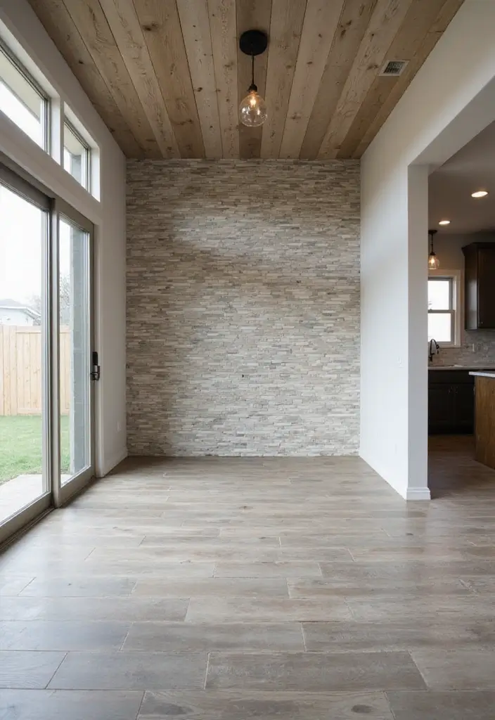 30 Stunning Open Floor Plan Ideas That Will Transform Your Living Room and Kitchen! - 18. Textured Walls: Adding Depth