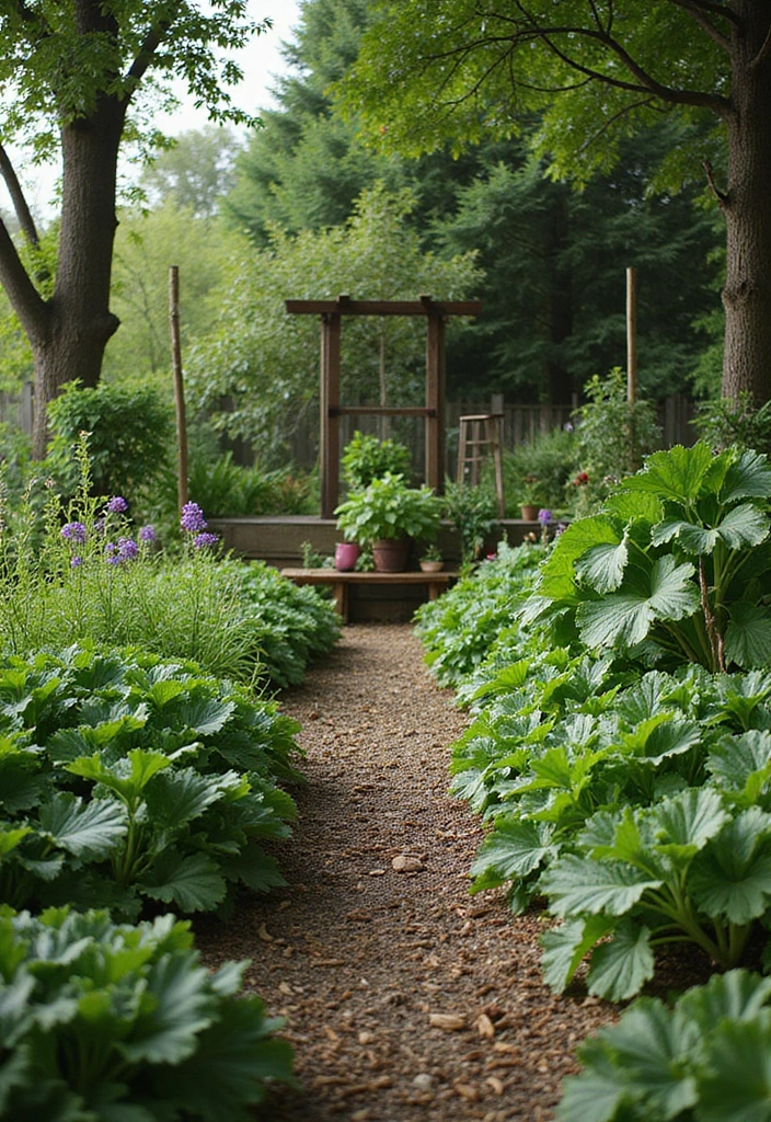30 Stunning Vegetable Garden Layout Designs That Will Transform Your Backyard! - 18. Shade Garden Layout