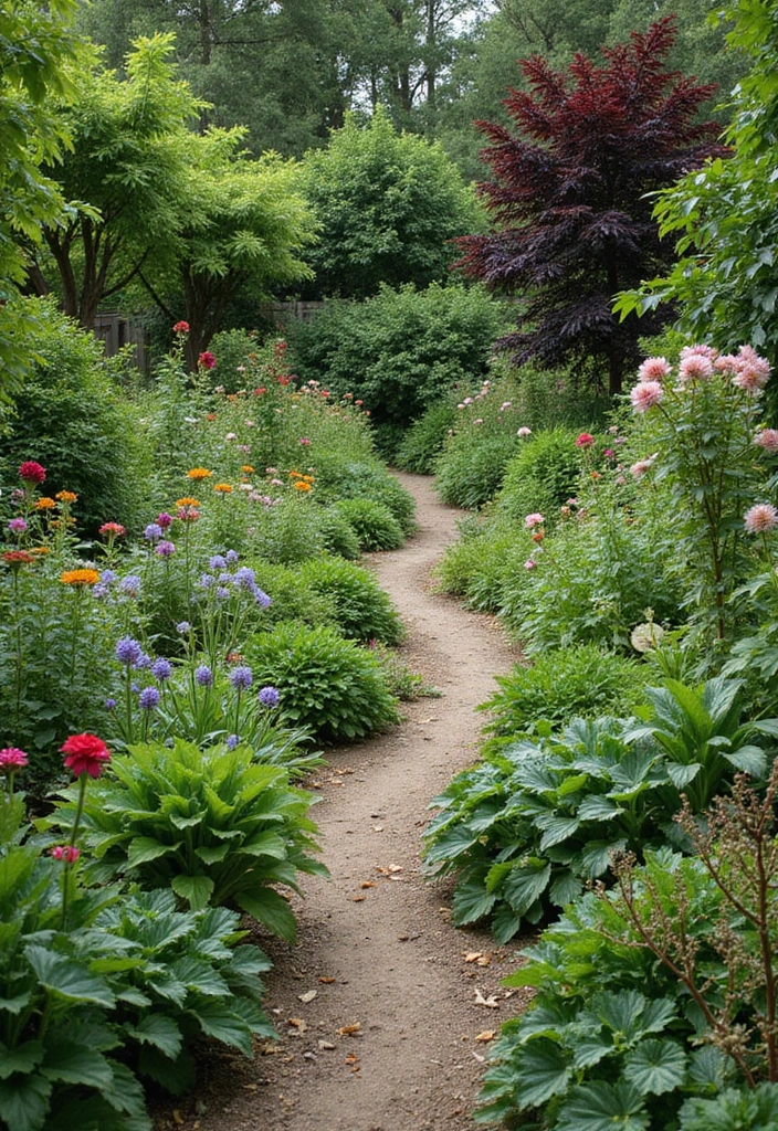 30 Stunning Vegetable Garden Layout Designs That Will Transform Your Backyard! - 24. Naturalistic Garden Design