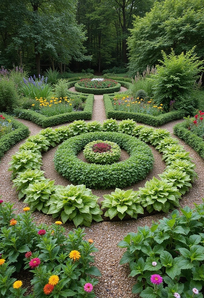 30 Stunning Vegetable Garden Layout Designs That Will Transform Your Backyard! - 3. Circular Garden Design