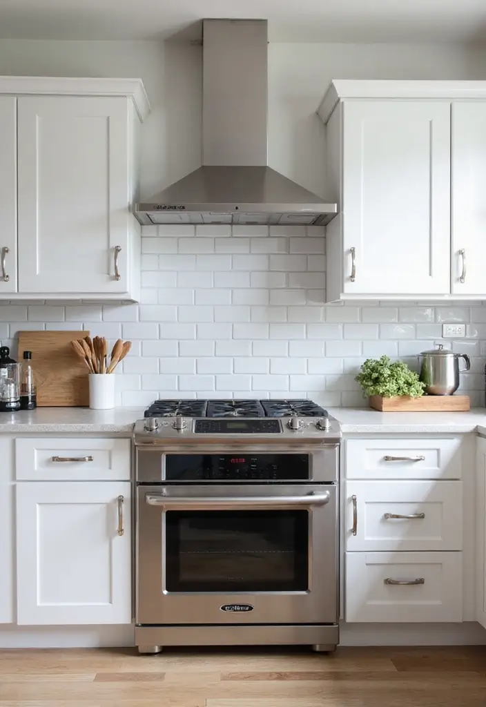 30 Stunning White Modern Kitchen Designs You Need to See to Believe! - 16. Statement Appliances