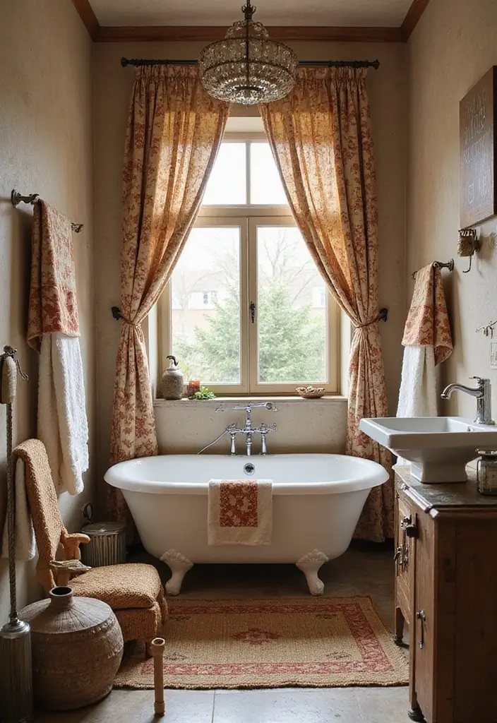 30 Western Bathroom Decor Ideas That'll Make You Feel Like You're in a Cowboy Movie! - 27. Rustic Patterns