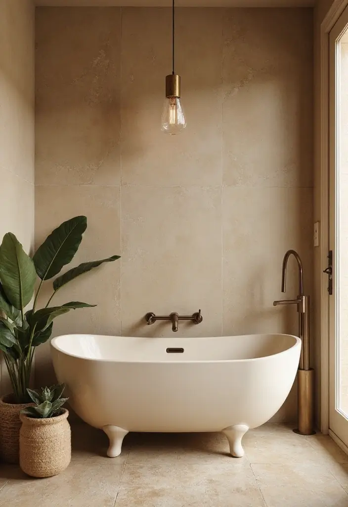 30 Western Bathroom Decor Ideas That'll Make You Feel Like You're in a Cowboy Movie! - 8. Earthy Color Palette