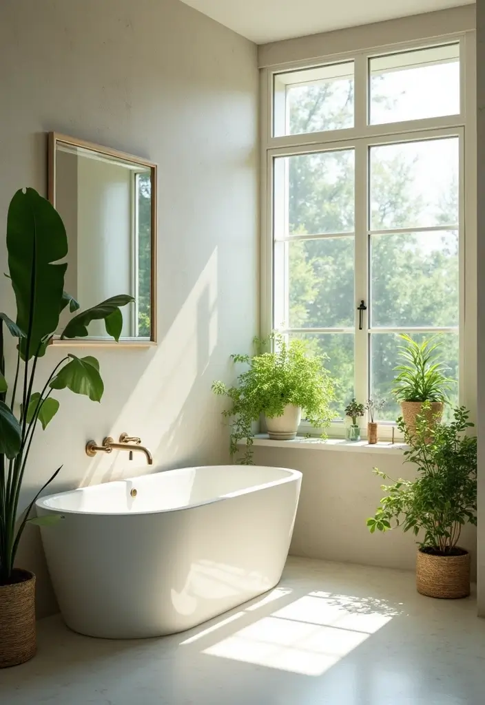 35 Spa-Inspired Bathroom Decor Ideas That Will Turn Your Home into a Zen Oasis! - 11. Natural Light