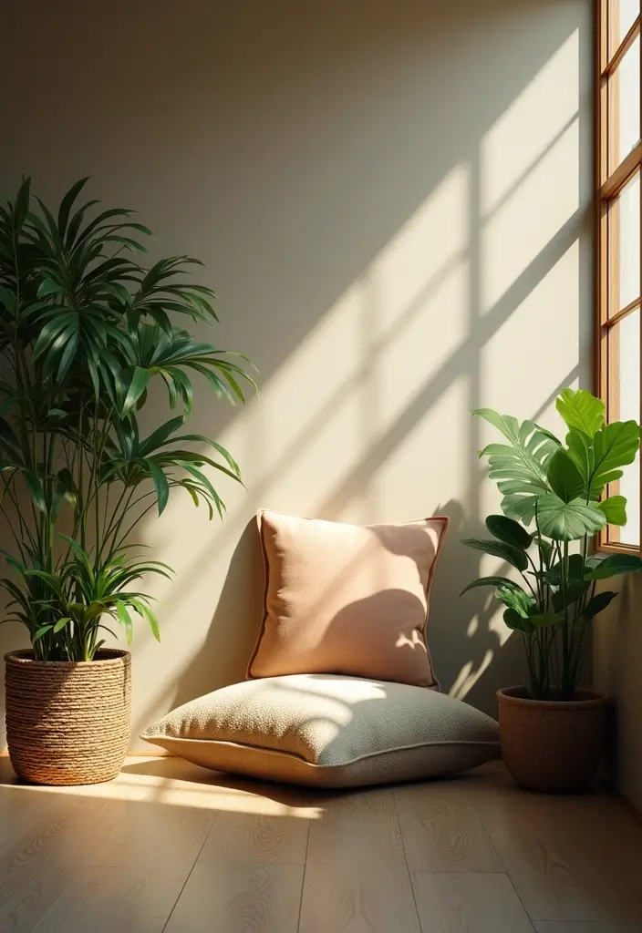 35 Spa-Inspired Bathroom Decor Ideas That Will Turn Your Home into a Zen Oasis! - 16. Meditation Corner