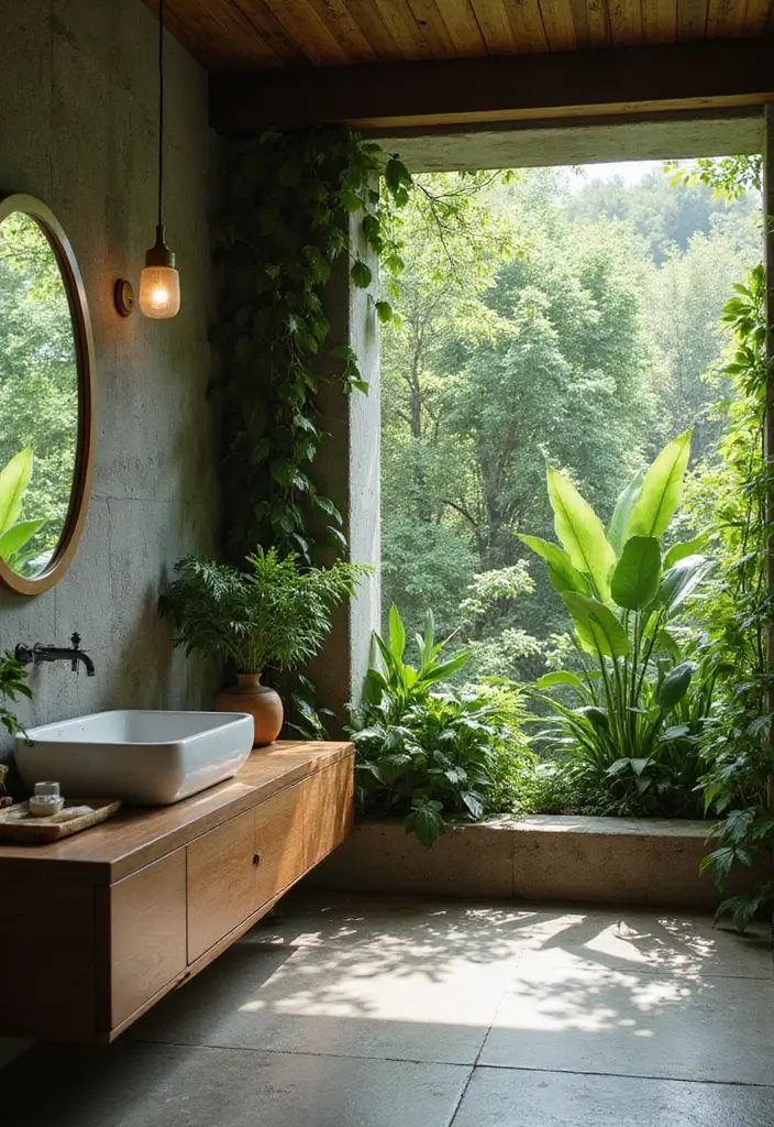 35 Spa-Inspired Bathroom Decor Ideas That Will Turn Your Home into a Zen Oasis! - 2. Natural Elements
