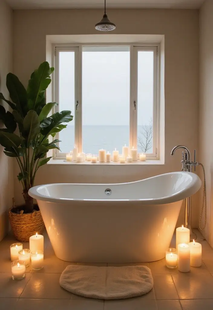 35 Spa-Inspired Bathroom Decor Ideas That Will Turn Your Home into a Zen Oasis! - 7. A Freestanding Tub