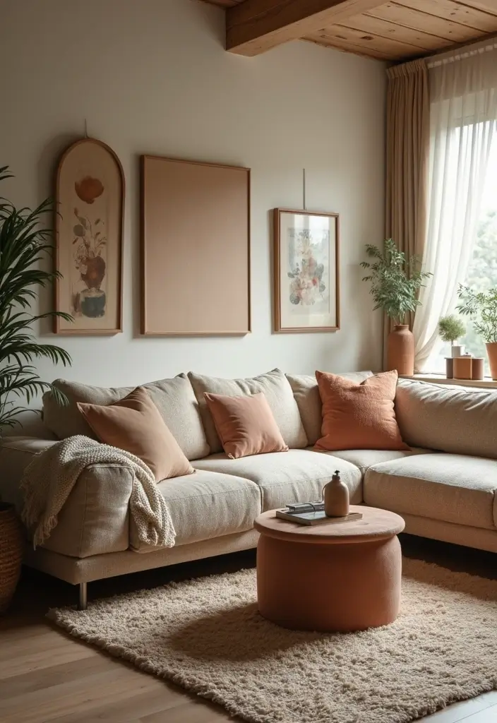 50+ Vibrant Cozy Living Room Ideas for a Fun Atmosphere - 19. Padded Furniture