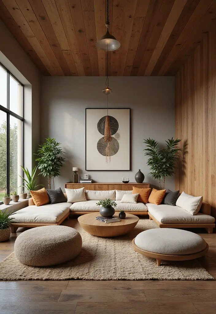 50+ Vibrant Cozy Living Room Ideas for a Fun Atmosphere - 20. Creative Room Layouts