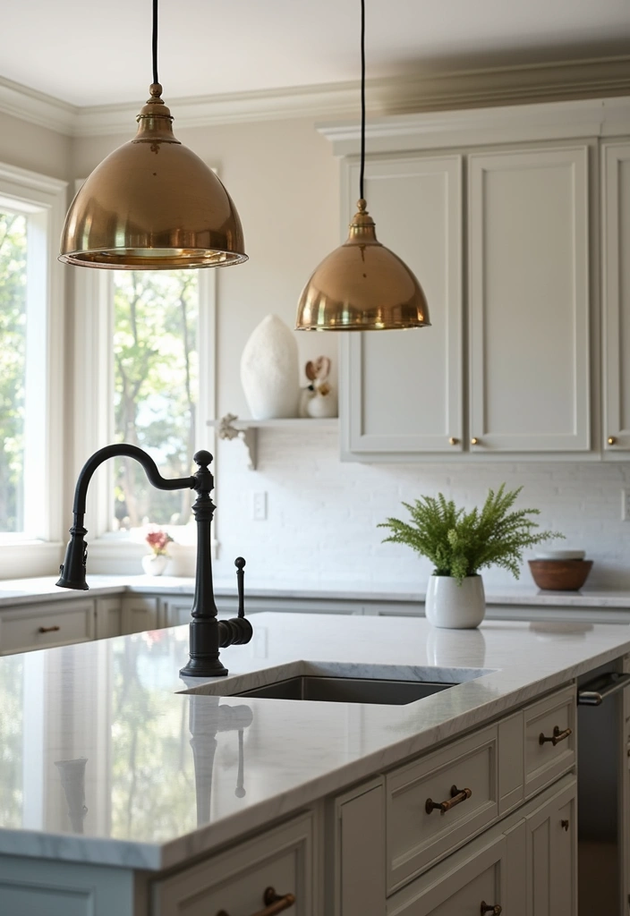 Transform Your Space: 30 Stunning Modern Luxury Kitchen Designs You’ll Adore! - 12. Mixed Metals