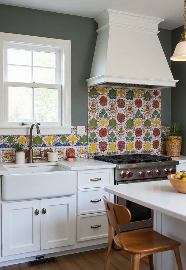 Transform Your Space: 30 Stunning Modern Luxury Kitchen Designs You’ll Adore! - 14. Bold Backsplashes