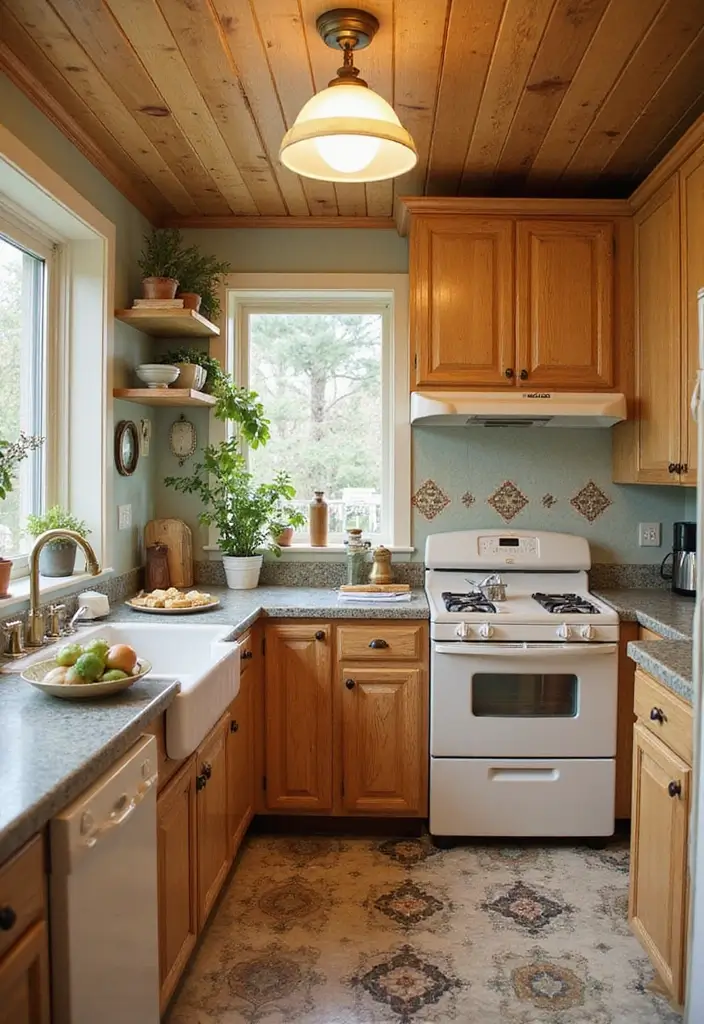 Transform Your Space: 30 Stunning Modern Luxury Kitchen Designs You’ll Adore! - 29. Vintage Inspired