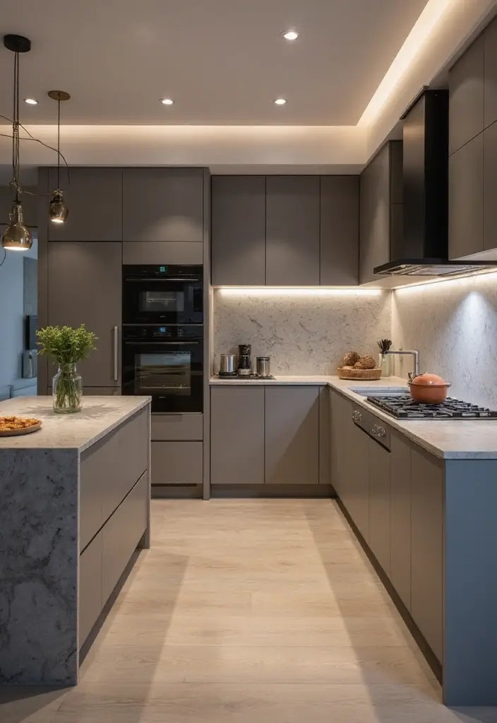 Transform Your Space: 30 Stunning Modern Luxury Kitchen Designs You’ll Adore! - 5. Smart Kitchens