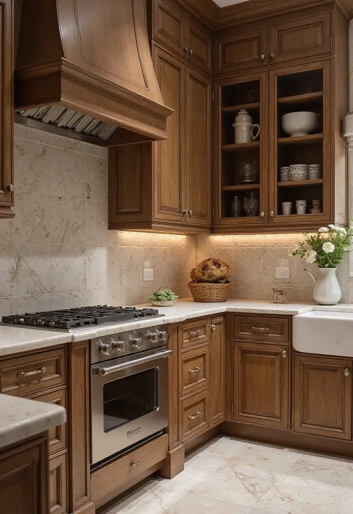 Transform Your Space: 30 Stunning Modern Luxury Kitchen Designs You’ll Adore! - 8. Textured Layers