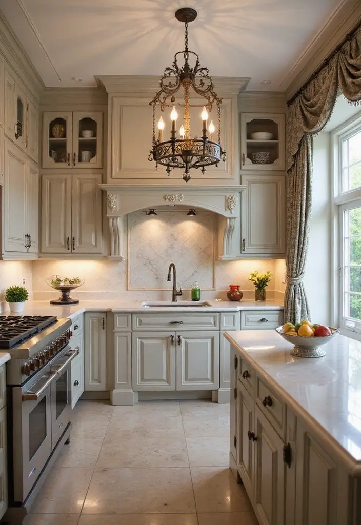 Transform Your Space: 30 Stunning Modern Luxury Kitchen Designs You’ll Adore! - 9. Timeless Elegance